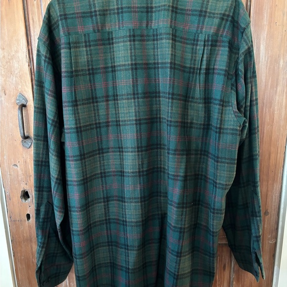 Wool Pendleton Fireside Ross Hunting Tartan shirt.  Size XL. - Picture 3 of 8